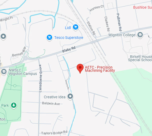 map of Wigston facility